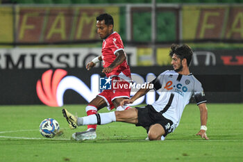 2024-08-04 - Cristian Shpendi (Cesena Calcio) in action - CESENA FC VS PADOVA CALCIO - ITALIAN CUP - SOCCER