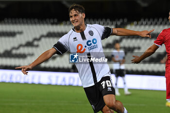 2024-08-04 - Matteo Francesconi (Cesena Calcio) celebrating his goal - CESENA FC VS PADOVA CALCIO - ITALIAN CUP - SOCCER