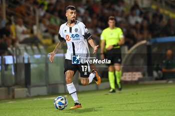 2024-08-04 - Emanuele Pio Adamo (Cesena Calcio) in action - CESENA FC VS PADOVA CALCIO - ITALIAN CUP - SOCCER