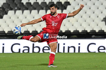 2024-08-04 - Alberto Spagnoli (Padova Calcio) shooting on goal - CESENA FC VS PADOVA CALCIO - ITALIAN CUP - SOCCER