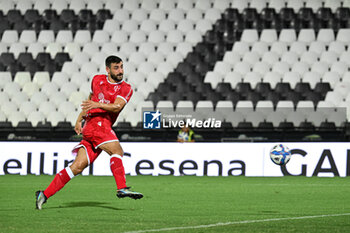 2024-08-04 - Alberto Spagnoli (Padova Calcio) shooting on goal - CESENA FC VS PADOVA CALCIO - ITALIAN CUP - SOCCER