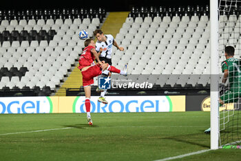 2024-08-04 - Massimiliano Mangraviti (Cesena Fc) head kick - CESENA FC VS PADOVA CALCIO - ITALIAN CUP - SOCCER