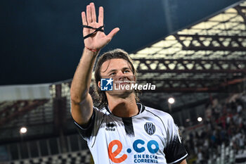 2024-08-04 - Simone Pieraccini (Cesena Calcio) greetings - CESENA FC VS PADOVA CALCIO - ITALIAN CUP - SOCCER