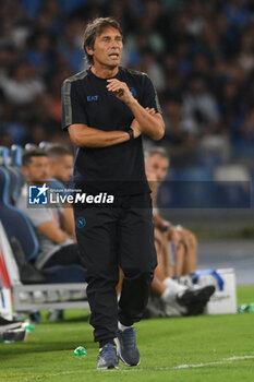 2024-08-10 - Antonio Conte of SSC Napoli during the Soccer Italian Cup Freccia Rossa between SSC Napoli vs Modena FC at Diego Armando Maradona Stadium - SSC NAPOLI VS MODENA FC - ITALIAN CUP - SOCCER