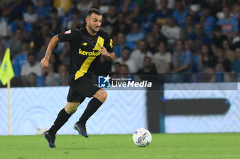 2024-08-10 - Antonio Palumbo of Modena FC in action during the Soccer Italian Cup Freccia Rossa between SSC Napoli vs Modena FC at Diego Armando Maradona Stadium - SSC NAPOLI VS MODENA FC - ITALIAN CUP - SOCCER