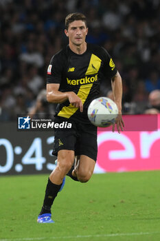 2024-08-10 - Edoardo Duca of Modena FC in action during the Soccer Italian Cup Freccia Rossa between SSC Napoli vs Modena FC at Diego Armando Maradona Stadium - SSC NAPOLI VS MODENA FC - ITALIAN CUP - SOCCER