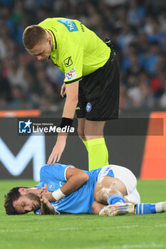 2024-08-10 - Kevin Bonacina the referee during the Soccer Italian Cup Freccia Rossa between SSC Napoli vs Modena FC at Diego Armando Maradona Stadium - SSC NAPOLI VS MODENA FC - ITALIAN CUP - SOCCER