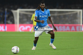 2024-08-10 - Zambo Anguissa of SSC Napoli in action during the Soccer Italian Cup Freccia Rossa between SSC Napoli vs Modena FC at Diego Armando Maradona Stadium - SSC NAPOLI VS MODENA FC - ITALIAN CUP - SOCCER