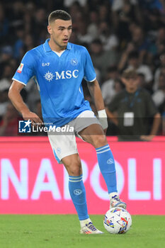 2024-08-10 - Alessandro Buongiorno of SSC Napoli in action during the Soccer Italian Cup Freccia Rossa between SSC Napoli vs Modena FC at Diego Armando Maradona Stadium - SSC NAPOLI VS MODENA FC - ITALIAN CUP - SOCCER