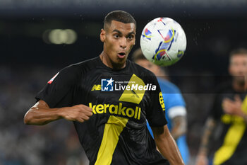 2024-08-10 - Pedro Mendes of Modena FC in action during the Soccer Italian Cup Freccia Rossa between SSC Napoli vs Modena FC at Diego Armando Maradona Stadium - SSC NAPOLI VS MODENA FC - ITALIAN CUP - SOCCER