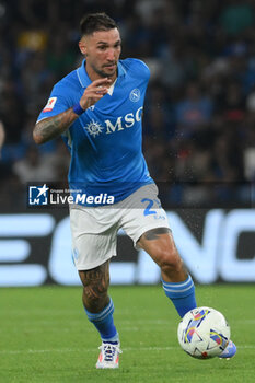 2024-08-10 - Matteo Politano of SSC Napoli in action during the Soccer Italian Cup Freccia Rossa between SSC Napoli vs Modena FC at Diego Armando Maradona Stadium - SSC NAPOLI VS MODENA FC - ITALIAN CUP - SOCCER