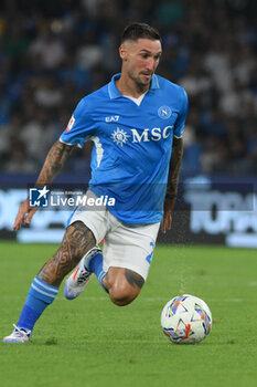 2024-08-10 - Matteo Politano of SSC Napoli in action during the Soccer Italian Cup Freccia Rossa between SSC Napoli vs Modena FC at Diego Armando Maradona Stadium - SSC NAPOLI VS MODENA FC - ITALIAN CUP - SOCCER