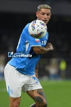 2024-08-10 - Pasquale Mazzocchi of SSC Napoli in action during the Soccer Italian Cup Freccia Rossa between SSC Napoli vs Modena FC at Diego Armando Maradona Stadium - SSC NAPOLI VS MODENA FC - ITALIAN CUP - SOCCER