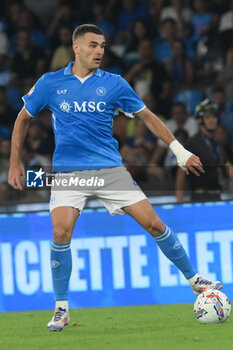 2024-08-10 - Alessandro Buongiorno of SSC Napoli in action during the Soccer Italian Cup Freccia Rossa between SSC Napoli vs Modena FC at Diego Armando Maradona Stadium - SSC NAPOLI VS MODENA FC - ITALIAN CUP - SOCCER