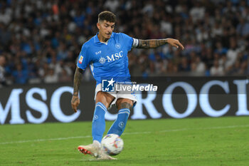 2024-08-10 - Giovanni Di Lorenzo of SSC Napoli in action during the Soccer Italian Cup Freccia Rossa between SSC Napoli vs Modena FC at Diego Armando Maradona Stadium - SSC NAPOLI VS MODENA FC - ITALIAN CUP - SOCCER