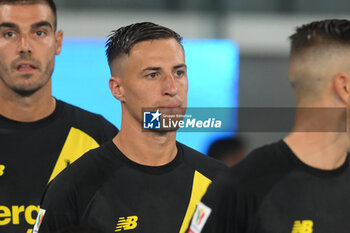 2024-08-10 - Luca Magnino of Modena FC during the Soccer Italian Cup Freccia Rossa between SSC Napoli vs Modena FC at Diego Armando Maradona Stadium - SSC NAPOLI VS MODENA FC - ITALIAN CUP - SOCCER