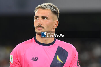 2024-08-10 - Riccado Gagno of Modena FC uring the Soccer Italian Cup Freccia Rossa between SSC Napoli vs Modena FC at Diego Armando Maradona Stadium - SSC NAPOLI VS MODENA FC - ITALIAN CUP - SOCCER