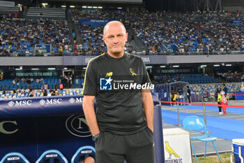 2024-08-10 - Pierpaolo Bisoli coach of Modena FC during the Soccer Italian Cup Freccia Rossa between SSC Napoli vs Modena FC at Diego Armando Maradona Stadium - SSC NAPOLI VS MODENA FC - ITALIAN CUP - SOCCER