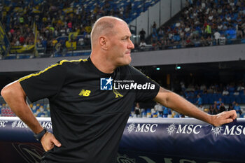 2024-08-10 - Pierpaolo Bisoli coach of Modena FC during the Soccer Italian Cup Freccia Rossa between SSC Napoli vs Modena FC at Diego Armando Maradona Stadium - SSC NAPOLI VS MODENA FC - ITALIAN CUP - SOCCER