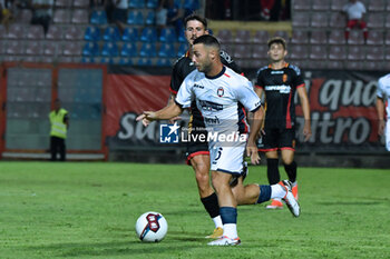 2024-08-10 - Andrea Gallo during the italian soccer 
Serie C match Fc Crotone vs ACR Messin at the Ezio Scida stadium in Crotone, 
Italy on August 10, 2024 - CROTONE VS MESSINA - ITALIAN CUP - SOCCER