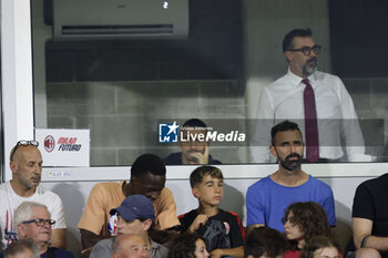 2024-08-10 - Senior Advisor Zlatan Ibrahimovic (Milan) and director Jovan Kirovski (Milan) during the Serie C Now Cup match between Lecco and Milan Futuro at Stadio Mario Rigamonti-Mario Ceppi on August 10, 2024 in Lecco, Italy.
(Photo by Matteo Bonacina/LiveMedia) - LECCO VS MILAN FUTURO - ITALIAN CUP - SOCCER