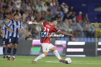 2024-08-10 - Mattia Sandri (Milan Futuro) during the Serie C Now Cup match between Lecco and Milan Futuro at Stadio Mario Rigamonti-Mario Ceppi on August 10, 2024 in Lecco, Italy.
(Photo by Matteo Bonacina/LiveMedia) - LECCO VS MILAN FUTURO - ITALIAN CUP - SOCCER