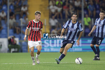 2024-08-10 - Diego Sia (Milan Futuro) and Marco Frigerio (Lecco) during the Serie C Now Cup match between Lecco and Milan Futuro at Stadio Mario Rigamonti-Mario Ceppi on August 10, 2024 in Lecco, Italy.
(Photo by Matteo Bonacina/LiveMedia) - LECCO VS MILAN FUTURO - ITALIAN CUP - SOCCER