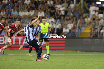 2024-08-10 - Andrea Beghetto (Lecco) fails a penalty, saved by Francesco Lapo Nava (Milan Futuro), during the Serie C Now Cup match between Lecco and Milan Futuro at Stadio Mario Rigamonti-Mario Ceppi on August 10, 2024 in Lecco, Italy.
(Photo by Matteo Bonacina/LiveMedia) - LECCO VS MILAN FUTURO - ITALIAN CUP - SOCCER