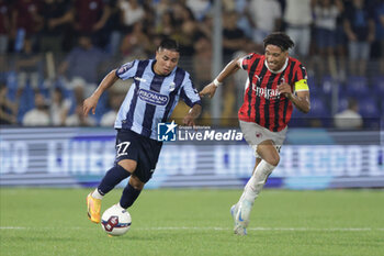 2024-08-10 - Alejandro Mendoza (Lecco) and Kevin Zeroli (Milan Futuro) during the Serie C Now Cup match between Lecco and Milan Futuro at Stadio Mario Rigamonti-Mario Ceppi on August 10, 2024 in Lecco, Italy.
(Photo by Matteo Bonacina/LiveMedia) - LECCO VS MILAN FUTURO - ITALIAN CUP - SOCCER