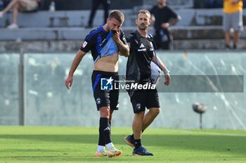 2024-09-25 - Jan Mlakar (Pisa) disappointment after injury - PISA VS CESENA - ITALIAN CUP - SOCCER