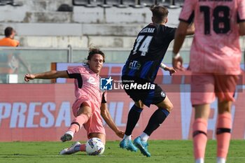 2024-09-25 - Simone Pieraccini (Cesena), thwarted by Zan Jevsenak (Pisa) - PISA VS CESENA - ITALIAN CUP - SOCCER