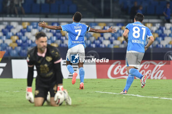 2024-09-26 - Napoli , Italy, 26 September ,2024 during the Soccer Italian Cup Freccia Rossa between SSC Napoli vs Palermo FC :Agostino Gemito/ Alamy Live News - NAPOLI VS PALERMO - ITALIAN CUP - SOCCER