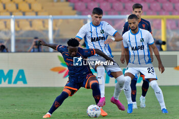 2024-09-24 - Lameck Banda of US Lecce in action against Cristian Volpato of US Sassuolo - LECCE VS SASSUOLO - ITALIAN CUP - SOCCER