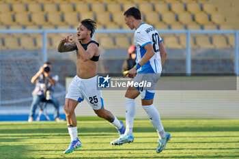 2024-09-24 - Lua D'Andrea of US Sassuolo celebrates after scoring a goal - LECCE VS SASSUOLO - ITALIAN CUP - SOCCER