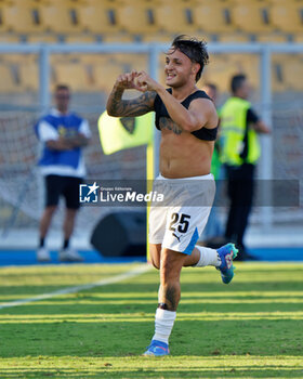 2024-09-24 - Lua D'Andrea of US Sassuolo celebrates after scoring a goal - LECCE VS SASSUOLO - ITALIAN CUP - SOCCER