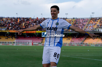 2024-09-24 - Tarik Muharemovic of US Sassuolo celebrates after scoring a goal - LECCE VS SASSUOLO - ITALIAN CUP - SOCCER