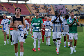 2024-09-24 - players of US Sassuolo celebrates the victory - LECCE VS SASSUOLO - ITALIAN CUP - SOCCER