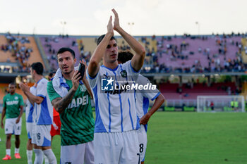 2024-09-24 - Cristian Volpato of US Sassuolo applauds fans - LECCE VS SASSUOLO - ITALIAN CUP - SOCCER