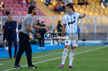 2024-09-24 - coach Fabio Grosso of US Sassuolo and Cas Odenthal of US Sassuolo - LECCE VS SASSUOLO - ITALIAN CUP - SOCCER