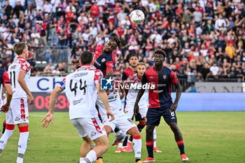 2024-09-24 - Antoine Makoumbou of Cagliari Calcio - CAGLIARI VS CREMONESE - ITALIAN CUP - SOCCER