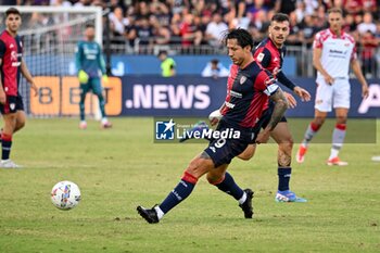 2024-09-24 - Gianluca Lapadula of Cagliari Calcio - CAGLIARI VS CREMONESE - ITALIAN CUP - SOCCER