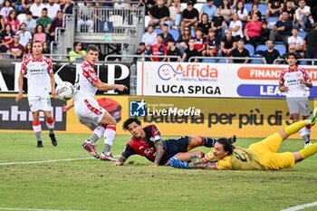 2024-09-24 - Gianluca Lapadula of Cagliari Calcio - CAGLIARI VS CREMONESE - ITALIAN CUP - SOCCER