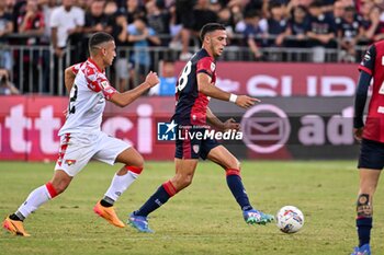 2024-09-24 - Gabriele Zappa of Cagliari Calcion - CAGLIARI VS CREMONESE - ITALIAN CUP - SOCCER