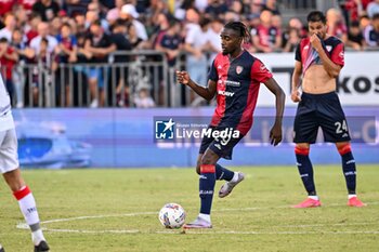 2024-09-24 - Antoine Makoumbou of Cagliari Calcio - CAGLIARI VS CREMONESE - ITALIAN CUP - SOCCER