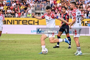 2024-09-24 - Luka Lochoshvili of US Cremonese - CAGLIARI VS CREMONESE - ITALIAN CUP - SOCCER