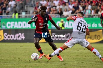 2024-09-24 - Michel Adopo of Cagliari Calcio - CAGLIARI VS CREMONESE - ITALIAN CUP - SOCCER