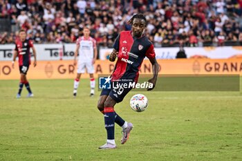 2024-09-24 - Antoine Makoumbou of Cagliari Calcio - CAGLIARI VS CREMONESE - ITALIAN CUP - SOCCER