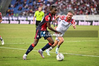 2024-09-24 - Antoine Makoumbou of Cagliari Calcio - CAGLIARI VS CREMONESE - ITALIAN CUP - SOCCER