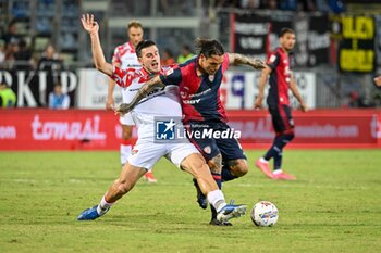 2024-09-24 - Nicolas Viola of Cagliari Calcio - CAGLIARI VS CREMONESE - ITALIAN CUP - SOCCER