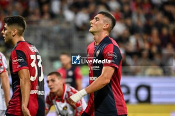 2024-09-24 - Roberto Piccoli of Cagliari Calcio - CAGLIARI VS CREMONESE - ITALIAN CUP - SOCCER